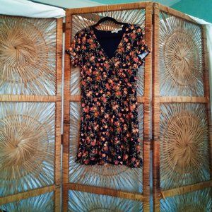 NWOT Floral Print LOFT Flair Dress